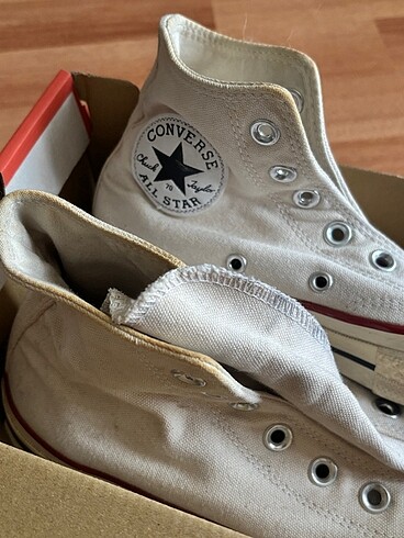 38 Beden Orijinal Converse Krem Rengi