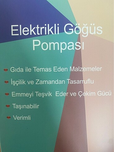  Beden Elektrikli göğüs pompası