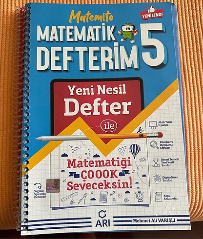 5. Sınıf sosyal bilgiler ve matematik defterim arı yayıncılık