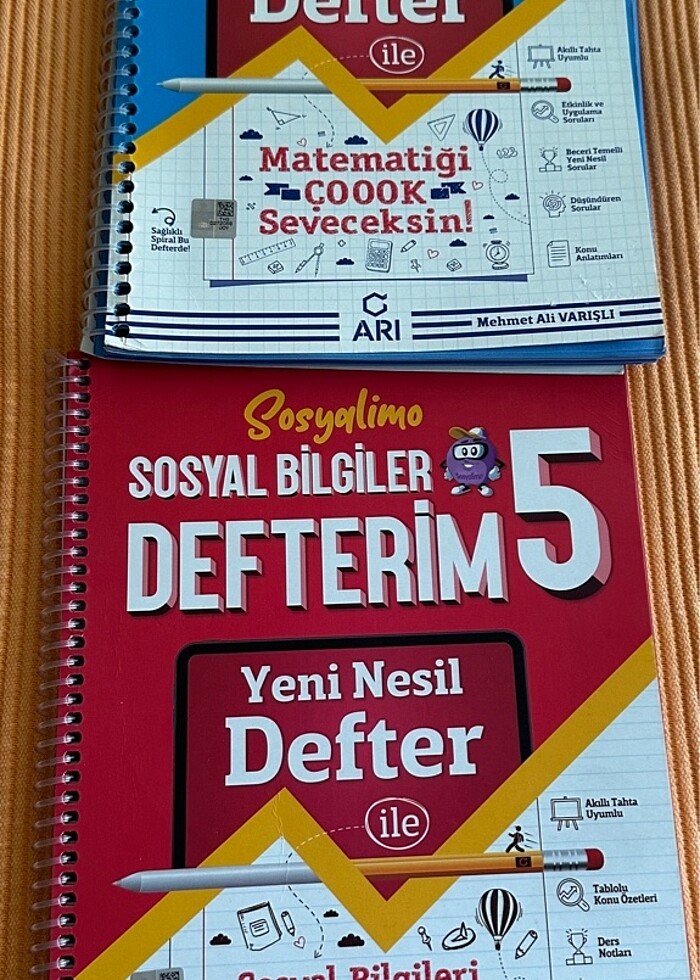 5. Sınıf sosyal bilgiler ve matematik defterim arı yayıncılık - Görsel 2