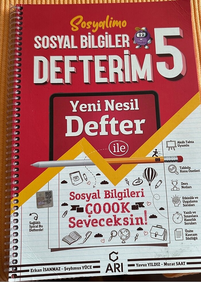 5. Sınıf sosyal bilgiler ve matematik defterim arı yayıncılık - Görsel 3
