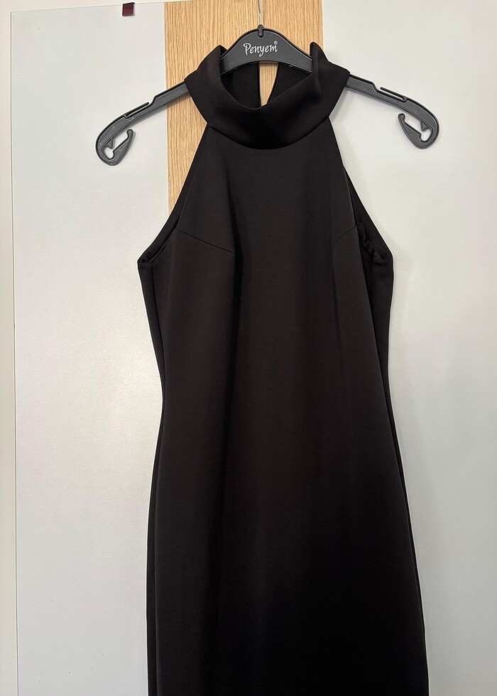 Siyah etekleri transparan abiye - Görsel 2