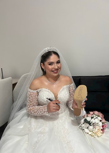 Beyaz gelinlik - Görsel 7