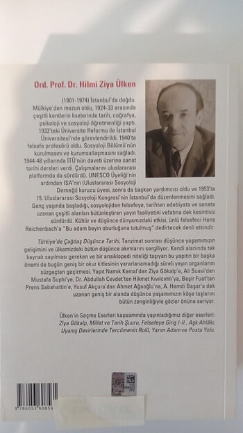 Beden Renk Türkiye'de Çağdaş Düşünce Tarihi (Hilmi Ziya Ülken)