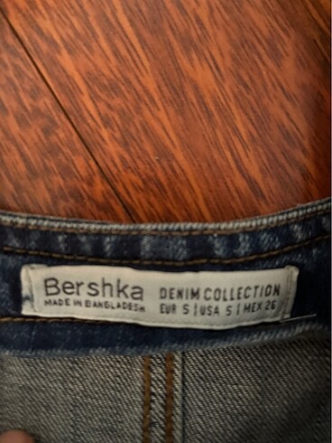 Bershka BERSHKA tırtıklı kot salopet