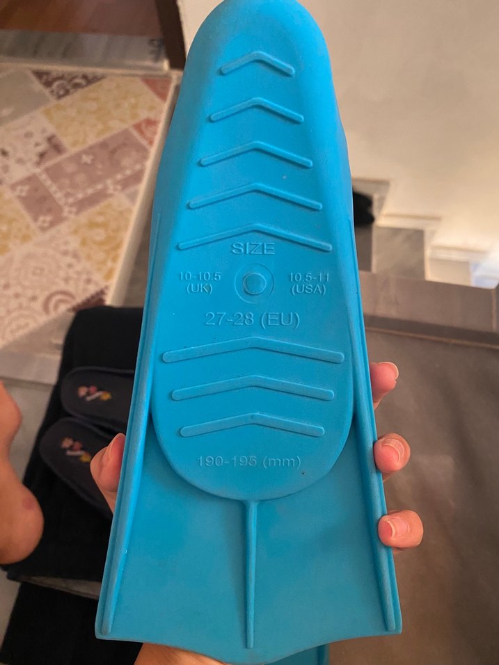 Decathlon Erkek Mavi Kauçuk Su Ayakkabısı - Görsel 5