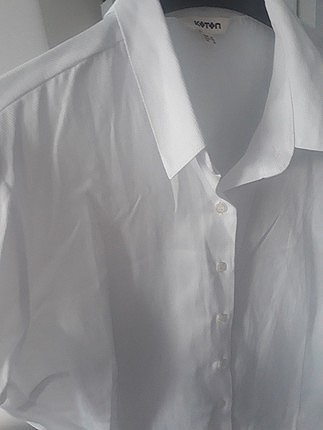 42 Beden beyaz koton gömlek 