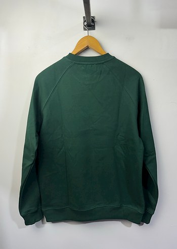 Diğer Erkek Koyu Yeşil Bisiklet Yaka Sweatshirt