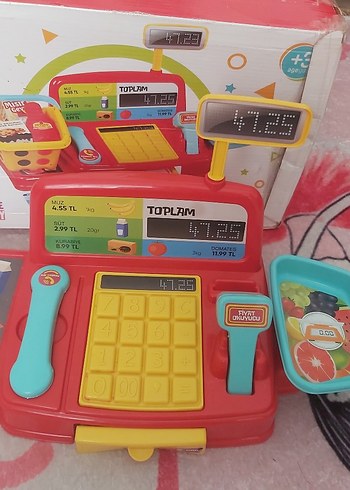 Renkli Eğitici Oyuncak Kasa