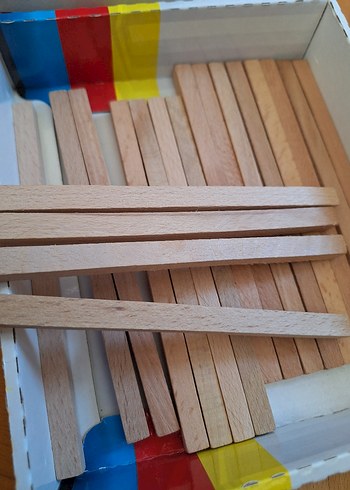  Beden Renk Ahşap Denge Çubukları Oyunu
