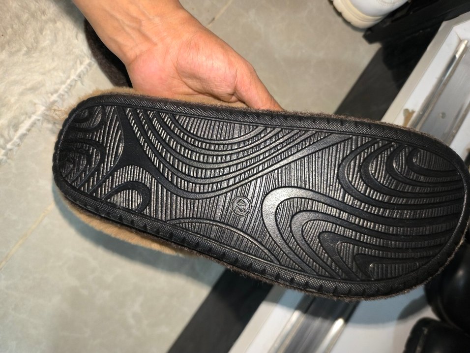 Kahverengi Kürklü Erkek Ev Terliği - Görsel 5