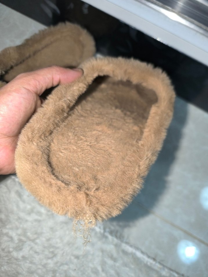 Kahverengi Kürklü Erkek Ev Terliği - Görsel 4