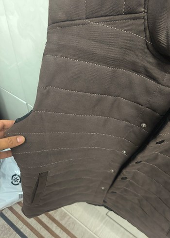 Erkek Düğmeli Kahverengi Süet Yelek - Görsel 2