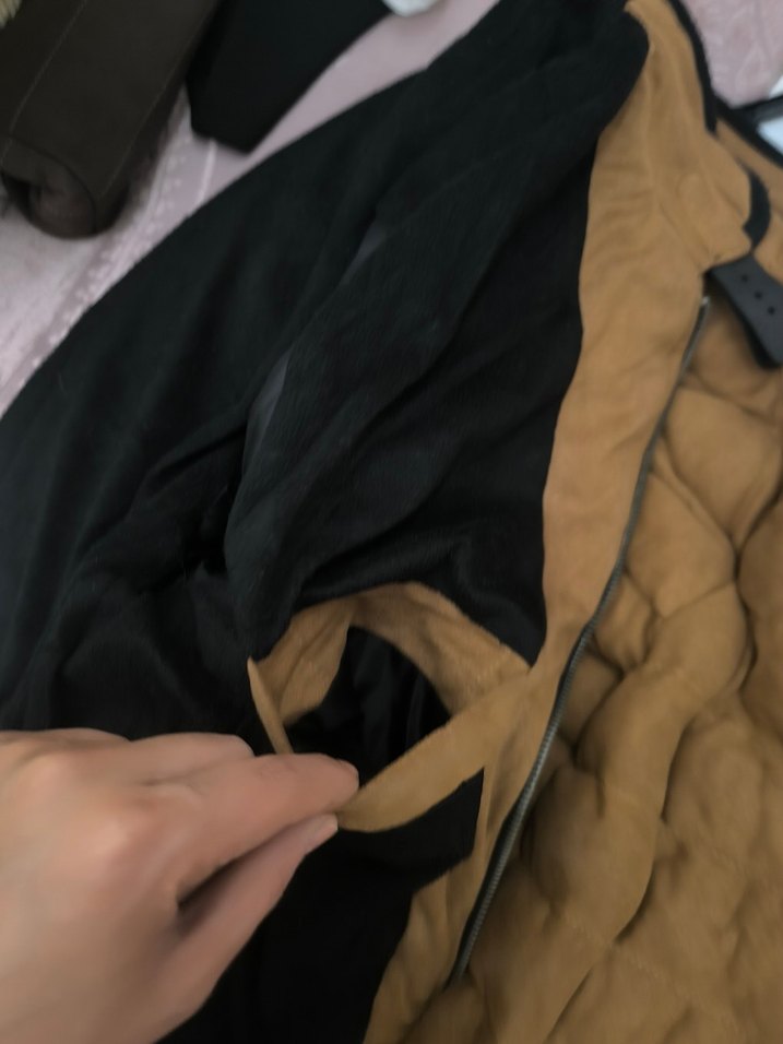 Erkek Kahverengi Süet Fermuarlı Mont - Görsel 4