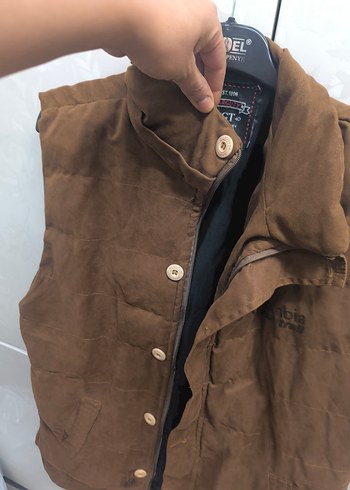 Erkek Kahverengi Düğmeli Ve Fermuarlı Yelek - Görsel 5