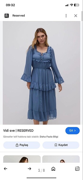 s Beden Reserved elbise