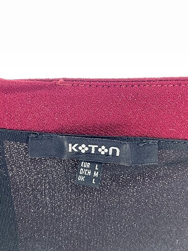 l Beden bordo Renk Koton Kısa Elbise %70 İndirimli.