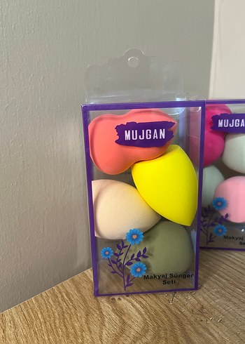 Pastel Renkli Makyaj Sünger Seti - Görsel 2