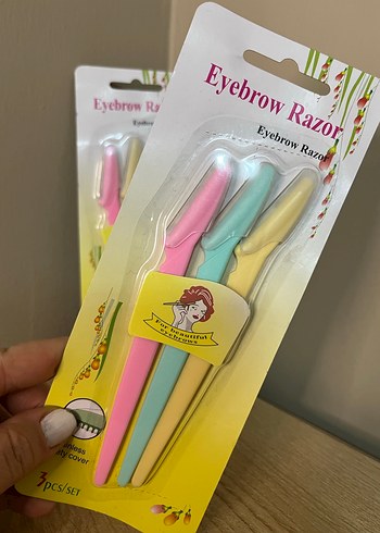 Pastel Renklerde Kaş Usturası Seti - Görsel 2