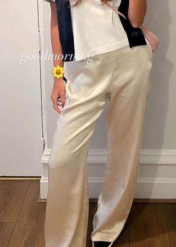 Zara Saten Kumaş Kadın Pantolon