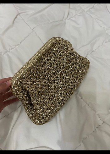 Örgü Gold Kadın Portföy Çanta