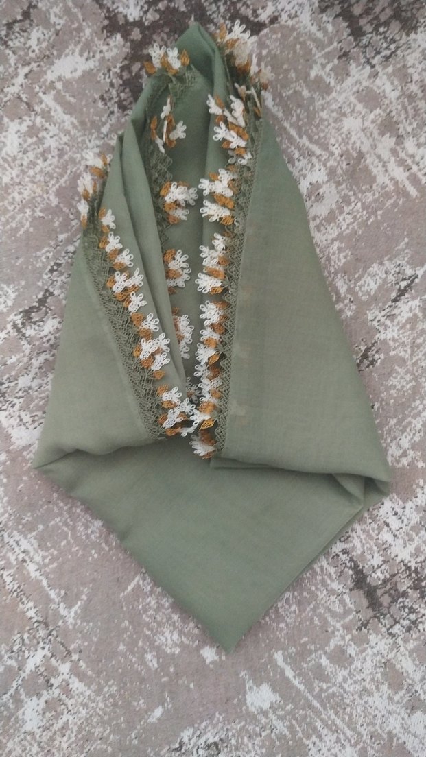 Çok Renkli Fırfırlı Bohem Kadın Fuları - Görsel 2