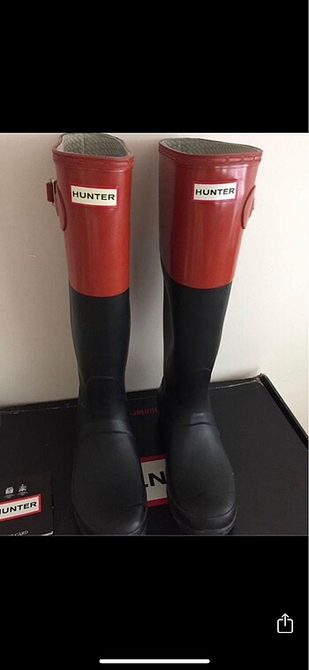39 Beden siyah Renk Hunter bot/çizme