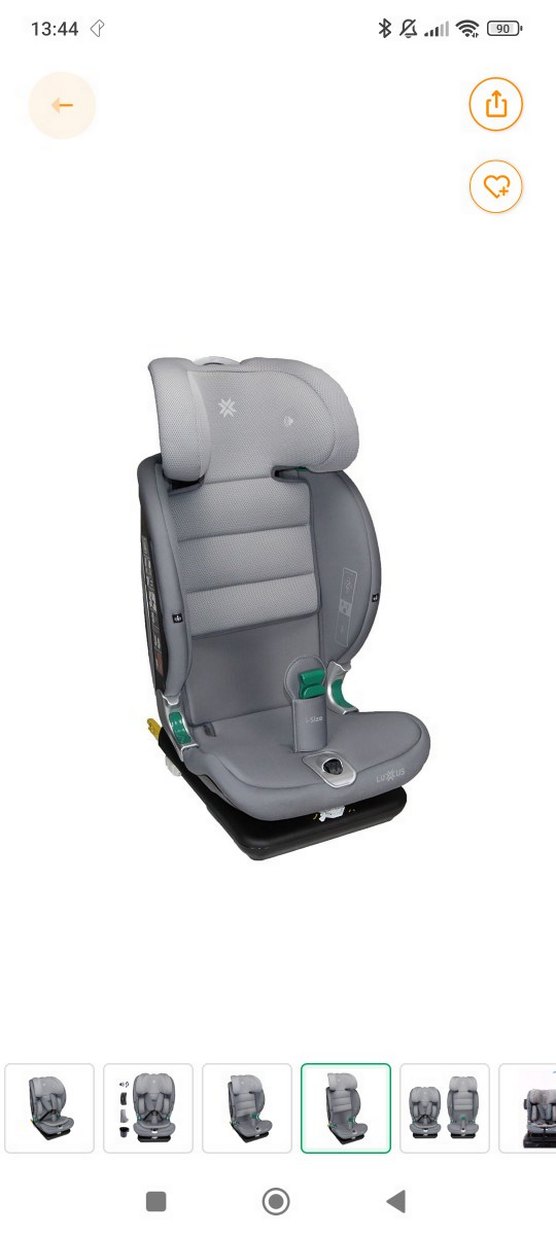 Prime 76-150 cm 9-36 kg I-Size Oto Koltuğu Gri - Görsel 3