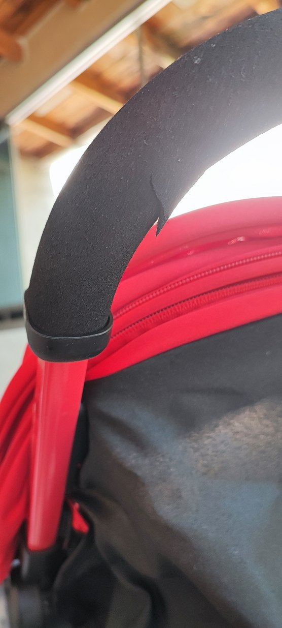 Kırmızı İkiz Bebek Arabası - Görsel 2