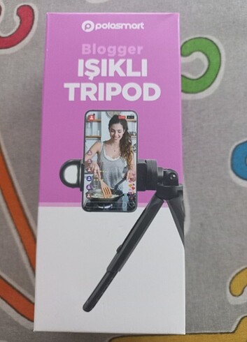 Işıklı selfie tripod 
