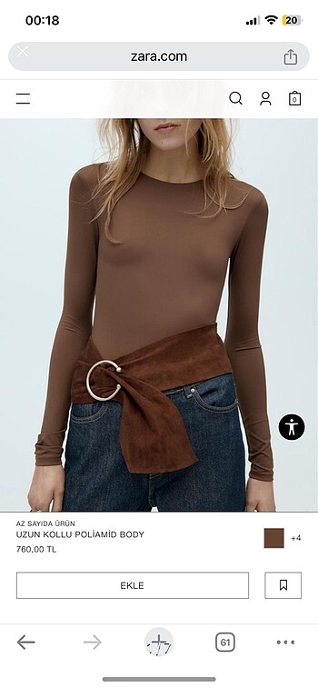 Zara polyamid body