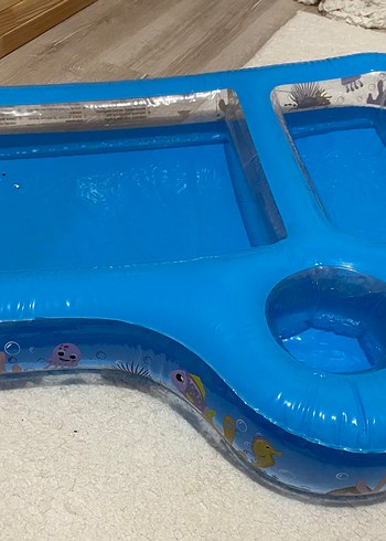 Mavi Şişme Çocuk Kum ve Su Havuzu - Görsel 2