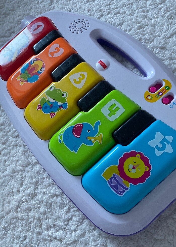 Fisher Price Piyanolu Jimnastik Merkezi Pembe - Görsel 3