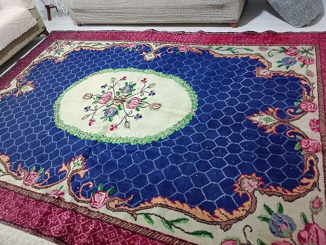 Antika Orijinal El Dokuması Isparta Halısı Koleksiyonluk - Görsel 2