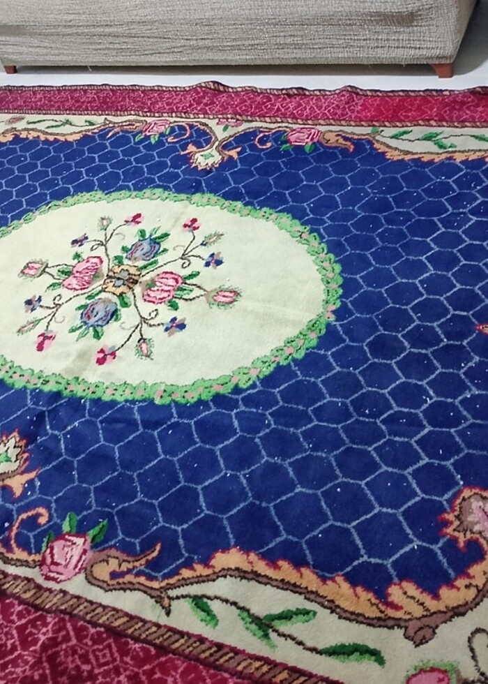 Antika Orijinal El Dokuması Isparta Halısı Koleksiyonluk - Görsel 2