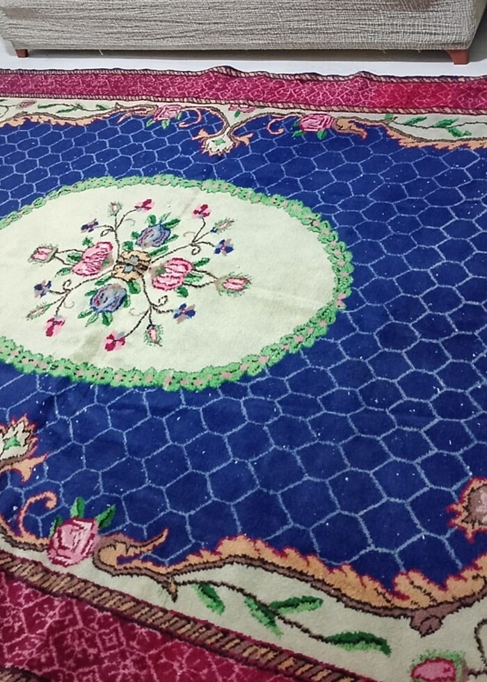 Antika Orijinal El Dokuması Isparta Halısı Koleksiyonluk - Görsel 3