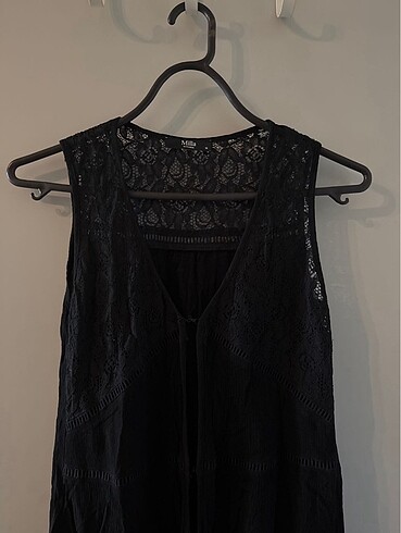 Trendyol milla plaj elbisesi siyah - Görsel 2