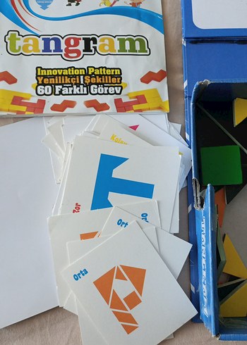 Manyetik Tablet Tangram & Yazı Tahtası Eğitici Oyuncak - Görsel 7