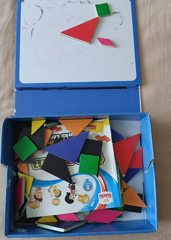 Manyetik Tablet Tangram & Yazı Tahtası Eğitici Oyuncak - Görsel 2