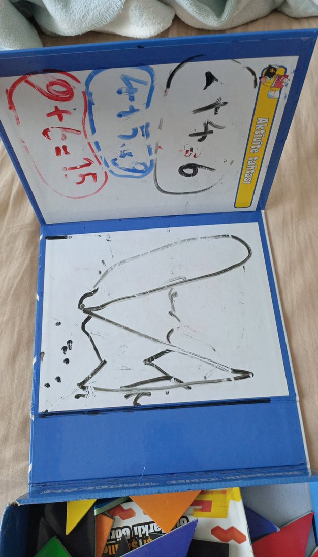 Manyetik Tablet Tangram & Yazı Tahtası Eğitici Oyuncak - Görsel 4