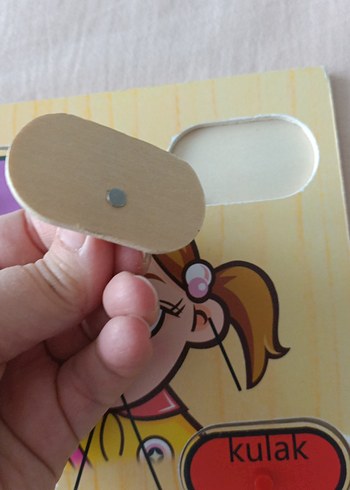 Renkli Yüz Parçaları Eğitim Oyuncağı - Görsel 2