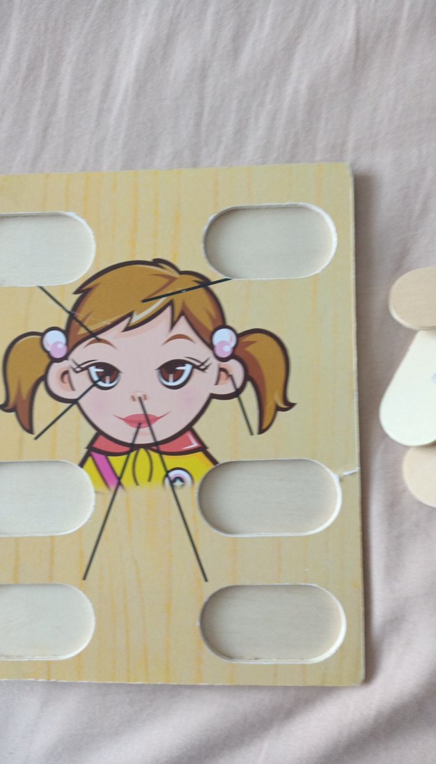 Renkli Yüz Parçaları Eğitim Oyuncağı - Görsel 5