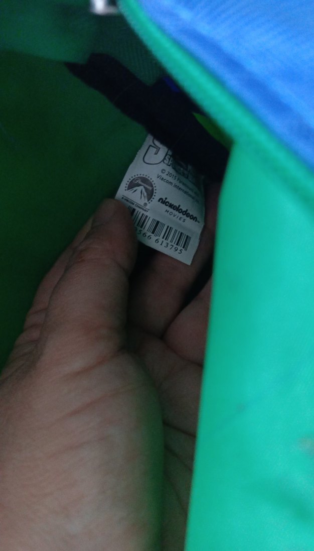 Çocuk Renkli SüngerBob anaokul  Çantası - Görsel 3