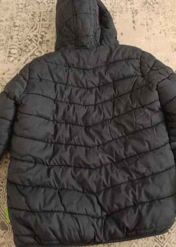 Kapüşonlu, Fermuarlı Erkek Çocuk Mont - Görsel 6