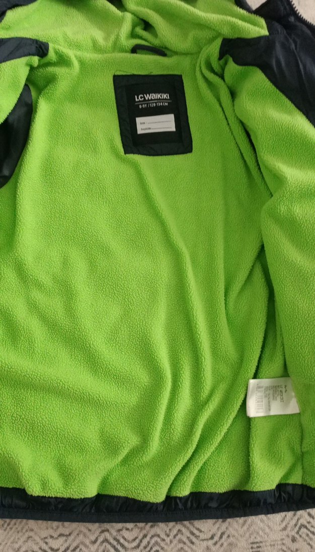 Kapüşonlu, Fermuarlı Erkek Çocuk Mont - Görsel 3