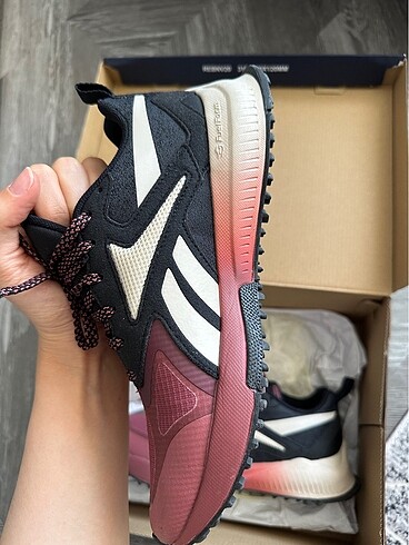 37 Beden Reebok siyah bordo kadın spor ayakkabı