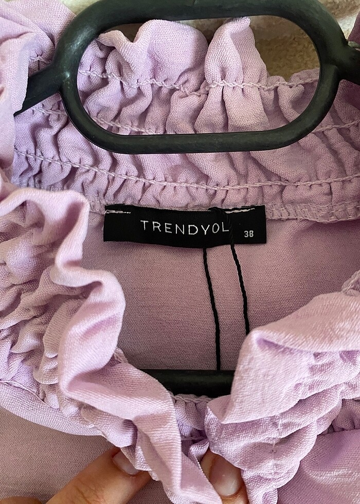 LİLA FIRFIRLI TUNİK - Görsel 4