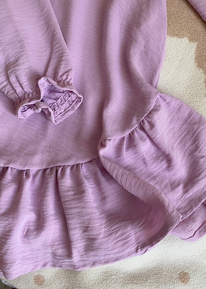 LİLA FIRFIRLI TUNİK - Görsel 3