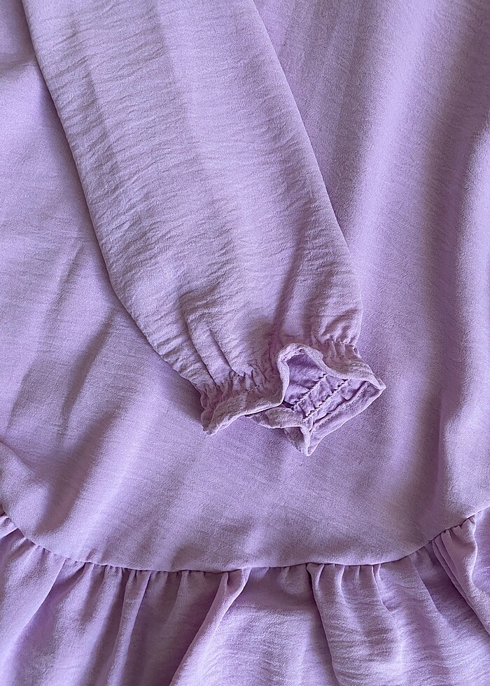 LİLA FIRFIRLI TUNİK - Görsel 2