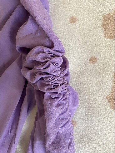 MOR KOLLARI BÜZGÜLÜ GÖMLEK - Görsel 4